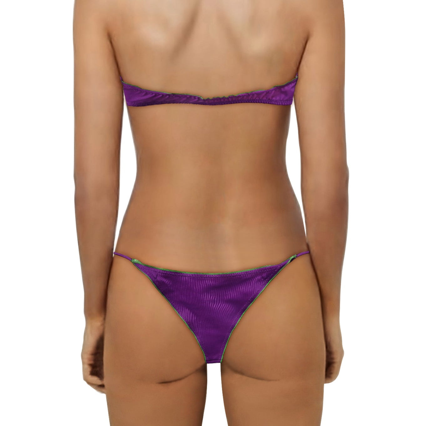 Loco Boutique Purple Tie-Side Bikini Bottom