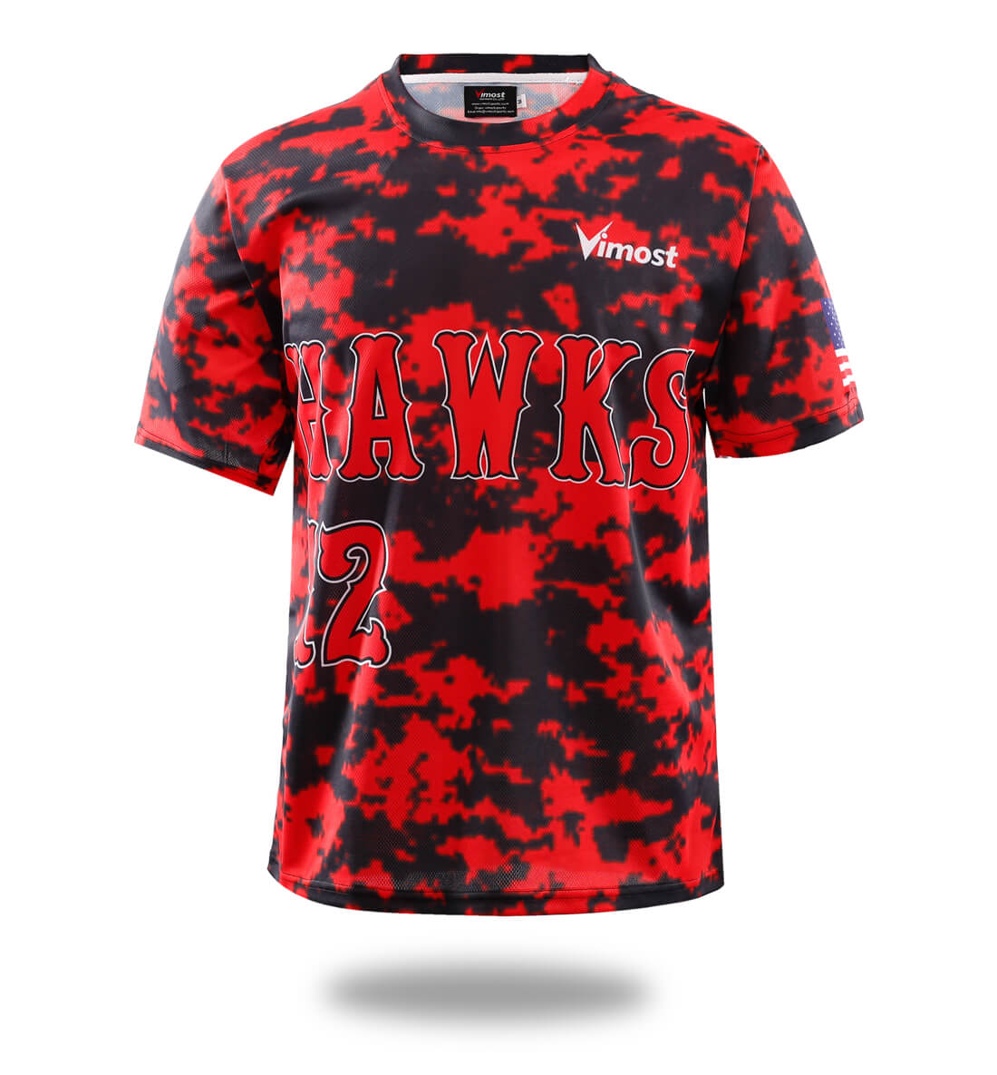 HAWKS CAMO DESIGN BASEBALL Tee SHIRTS