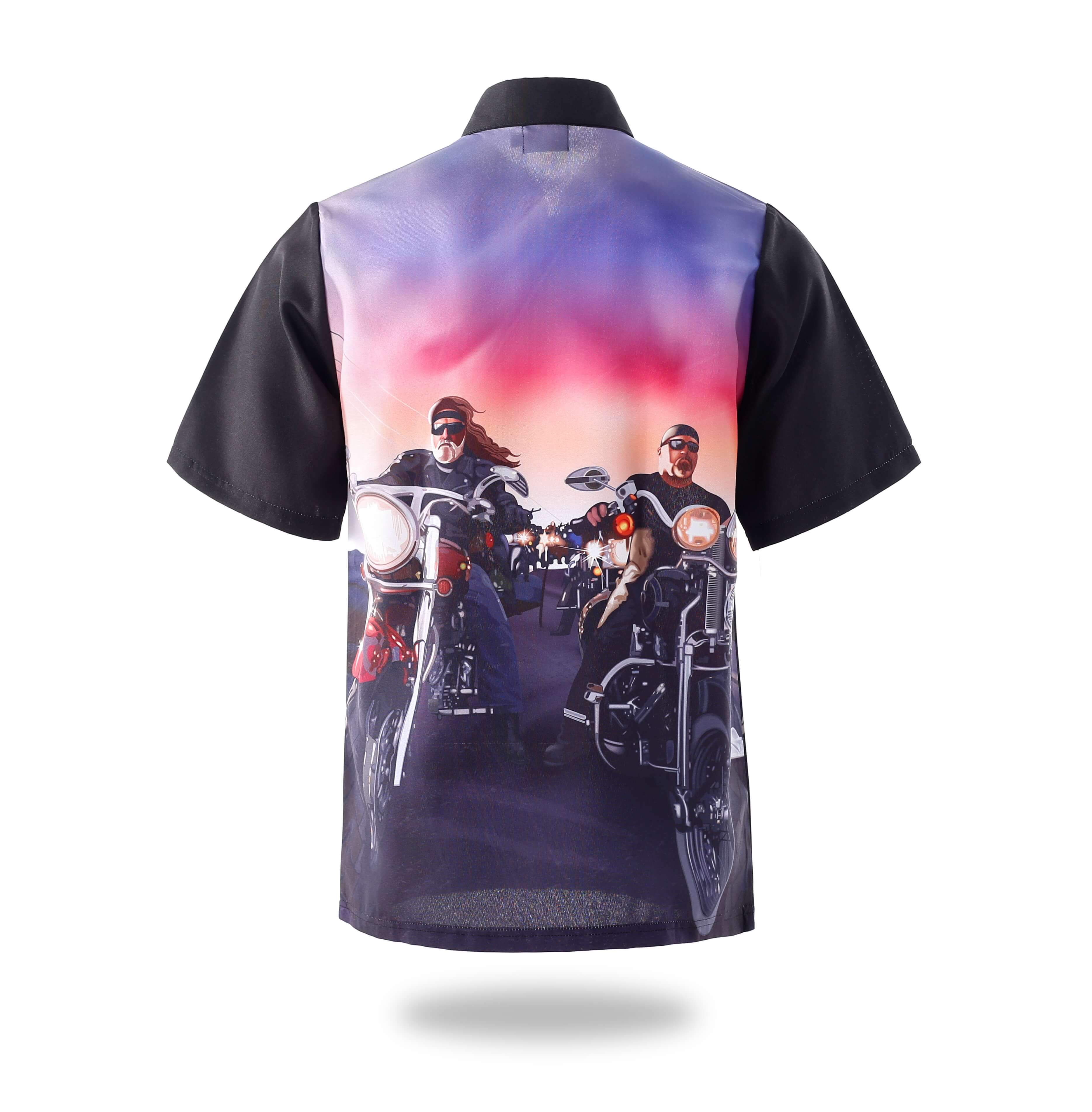 Sublimated Zip Two racers Design Shirts