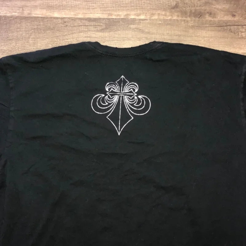 Affliction Gothic T-Shirt Angel Scripture Y2K Streetwear Men's Vintage Graphic Tee Soft Cotton Baggy Fit Harajuku Casual Top