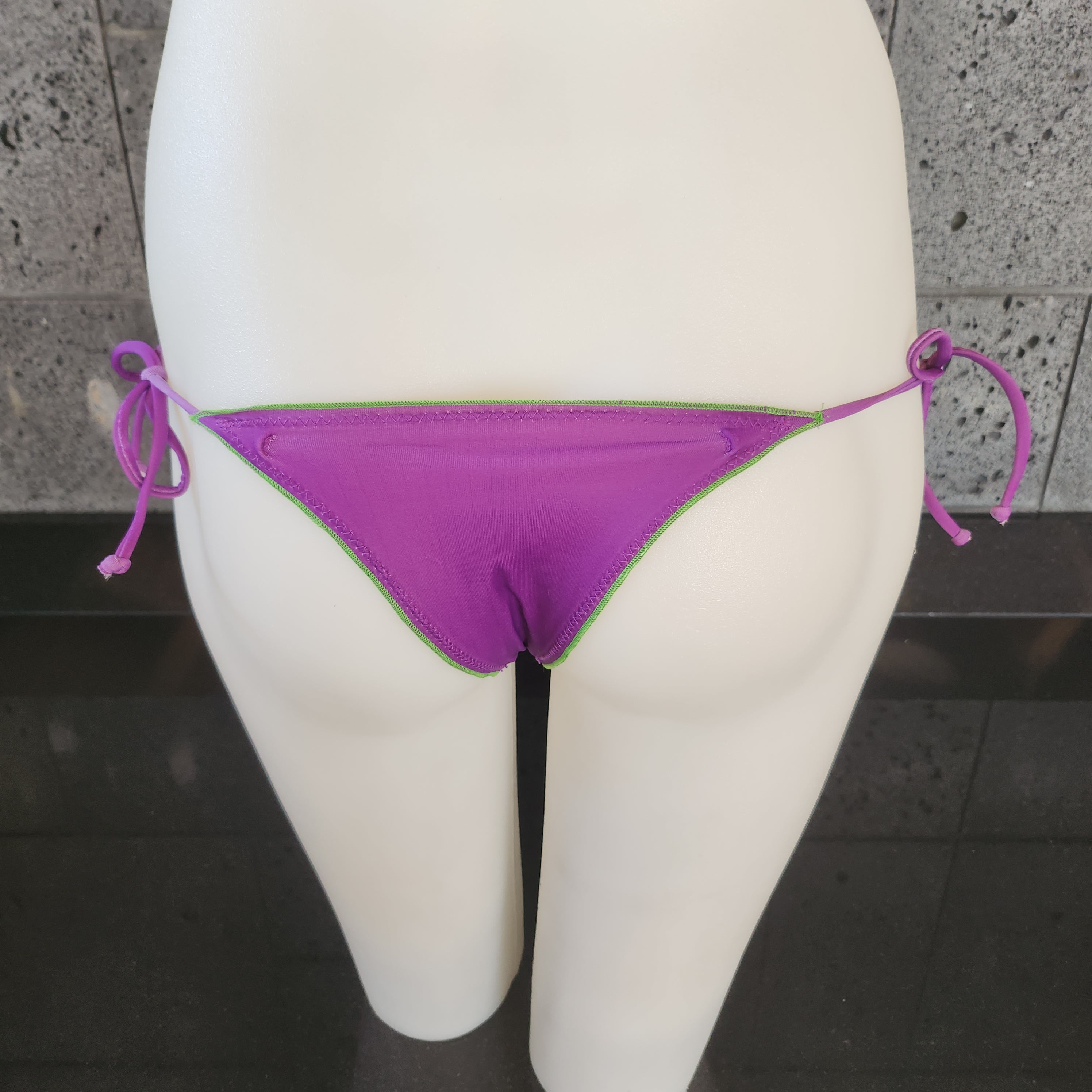 Loco Boutique Purple Tie-Side Bikini Bottom