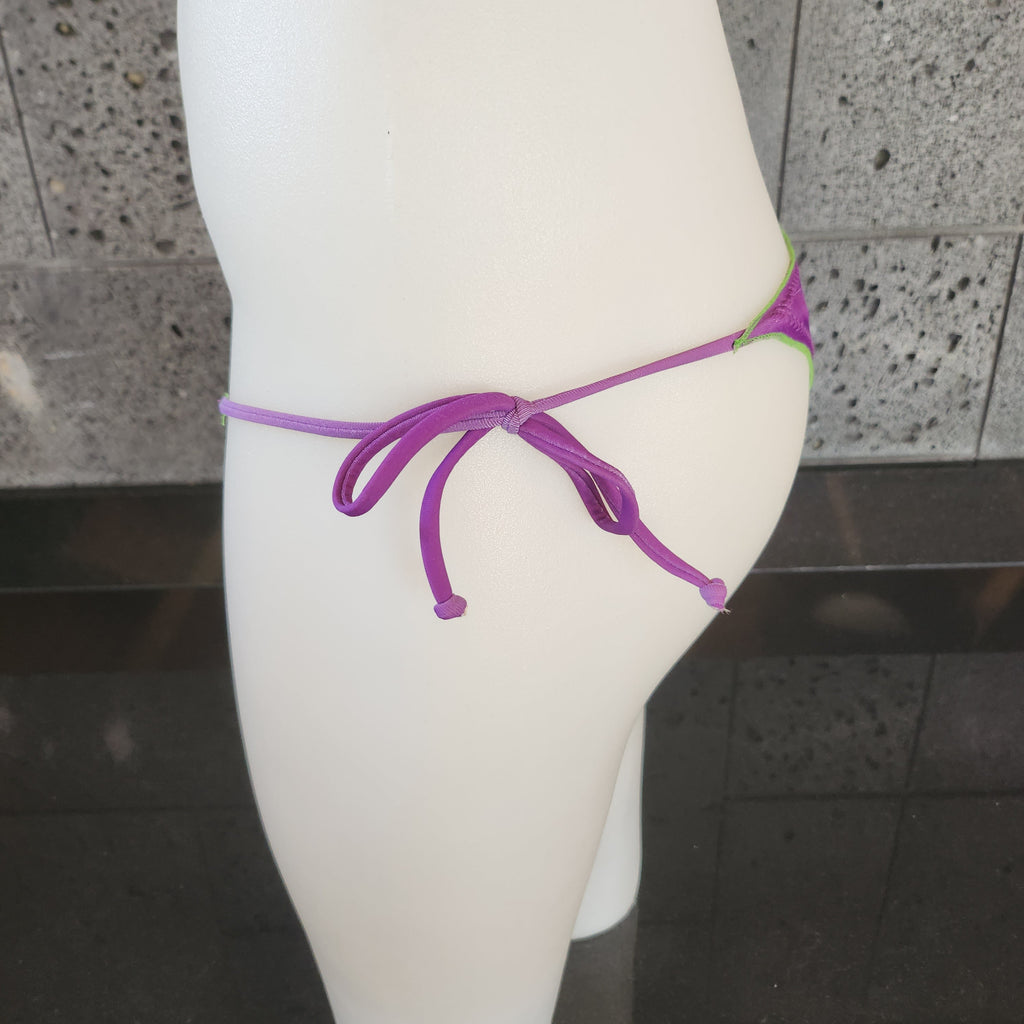 Loco Boutique Purple Tie-Side Bikini Bottom